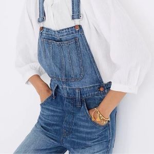 Madewell straight leg overalls XS